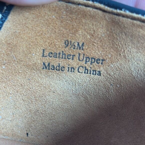 L'Amour Des Pieds Xavar Black Leather Ballet Flats Sz 9.5 - Picture 6 of 7